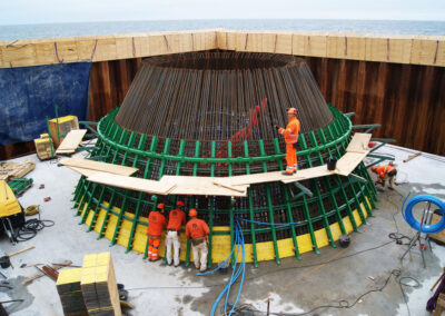 Wind tower foundation in Averdore - Denmark