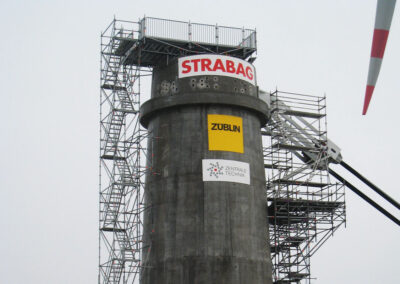 Windkraftturm-Fundament in Cuxhaven - Deutschland