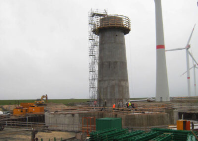 Wind tower foundation in Cuxhaven - Germany