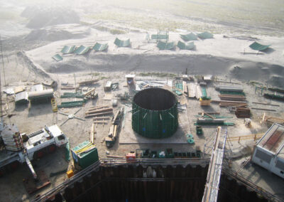 Wind tower foundation in Cuxhaven - Germany