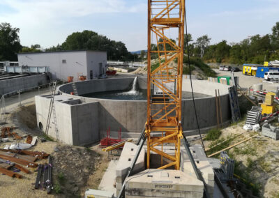 Digester and primary settling tank in Korneuburg - Austria