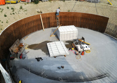 Digester and primary settling tank in Korneuburg - Austria