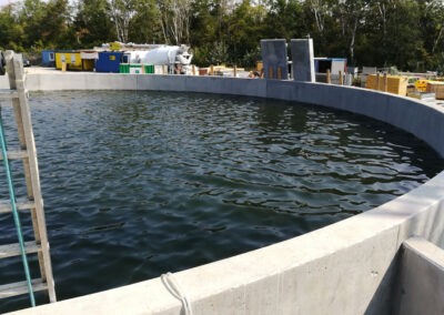 Digester and primary settling tank in Korneuburg - Austria