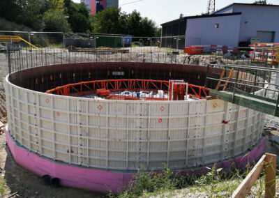 Digester and primary settling tank in Korneuburg - Austria