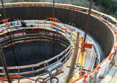 Digester and primary settling tank in Korneuburg - Austria