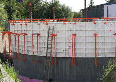 Digester and primary settling tank in Korneuburg - Austria