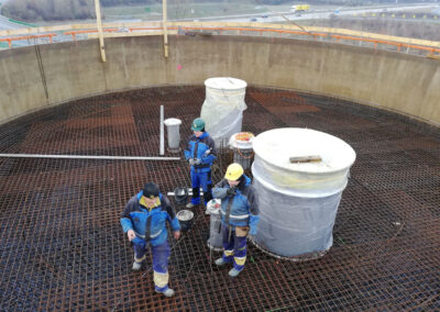 Digester and primary settling tank in Korneuburg - Austria