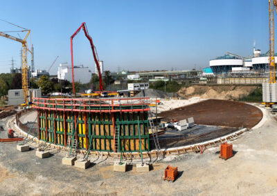 Secondary clarifier with funnel in Leverkusen - Germany