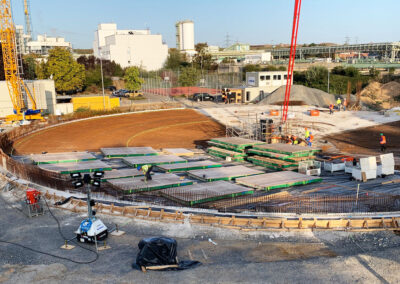 Secondary clarifier with funnel in Leverkusen - Germany