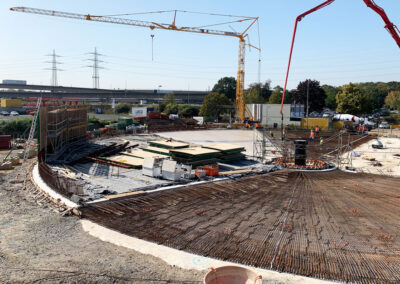 Nachklärbecken mit Trichter in Leverkusen - Deutschland