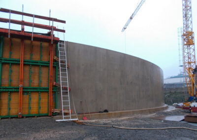 Secondary clarifier with funnel in Leverkusen - Germany