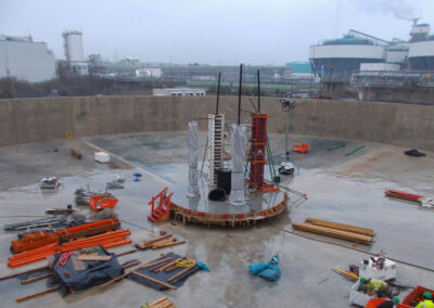 Secondary clarifier with funnel in Leverkusen - Germany