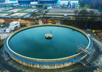 Secondary clarifier with funnel in Leverkusen - Germany