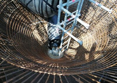 Secondary clarifier with funnel in Leverkusen - Germany