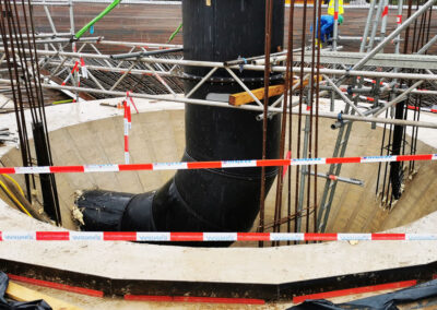 Secondary clarifier with funnel in Leverkusen - Germany