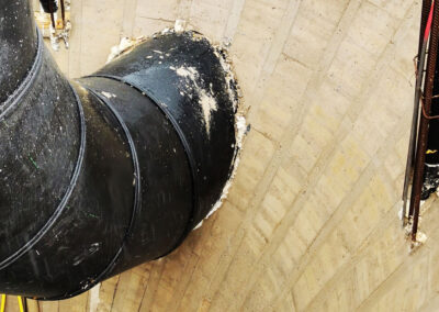 Secondary clarifier with funnel in Leverkusen - Germany