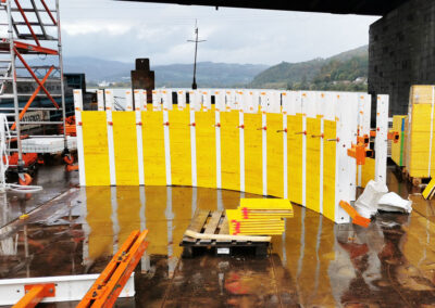 Pier upgrade Steyregg Danube Bridge in Linz - Austria