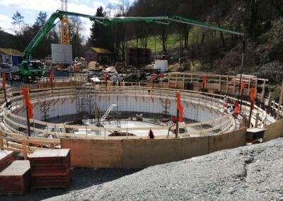 Combined basin in Neuburg am Inn - Germany