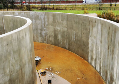 Secondary clarifier Sewage treatment plant Oberaudorf - Germany