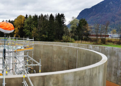 Secondary clarifier Oberaudorf wastewater treatment plant - Germany