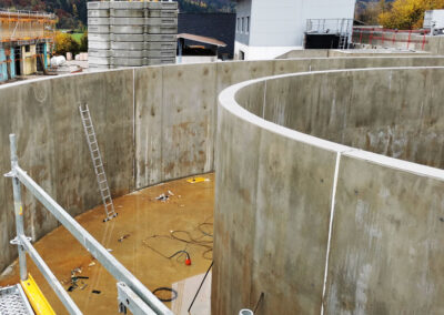 Secondary clarifier Oberaudorf wastewater treatment plant - Germany