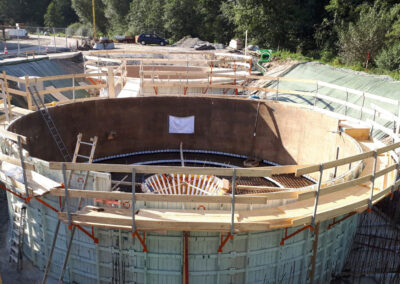 Combined basin & sludge storage tank in Plößberg KA Ziegler - Germany