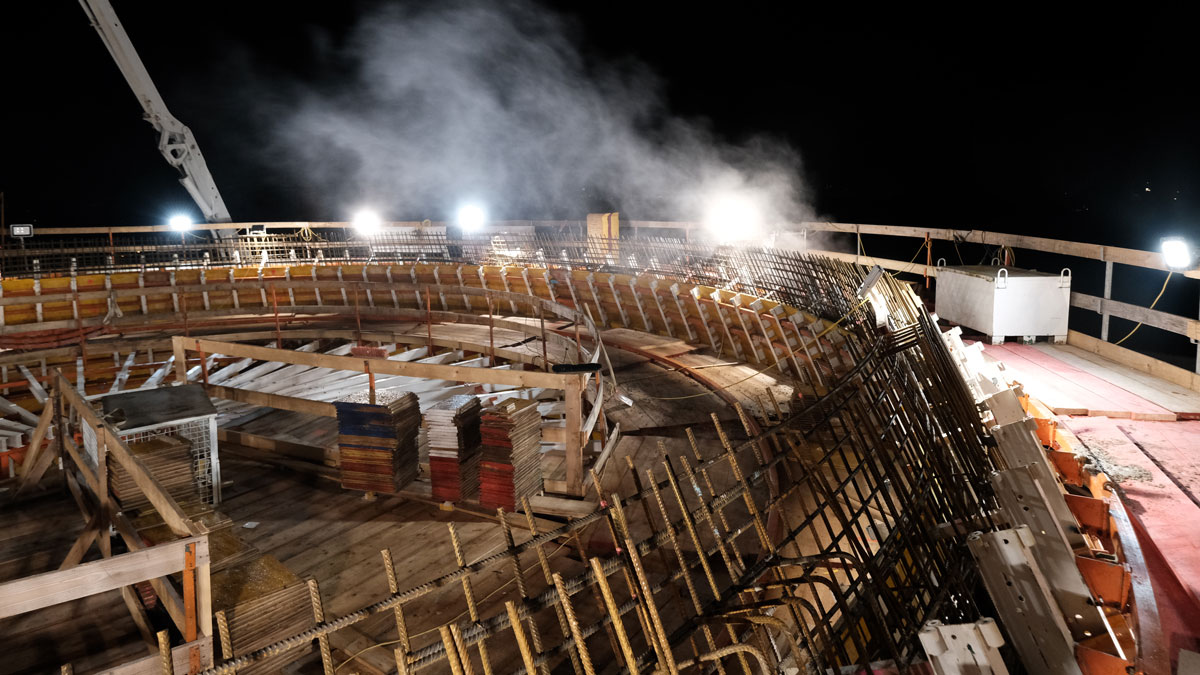 Circular formwork Herrenhausen Hanover
