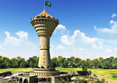 Sakaka water tower - Saudi Arabia