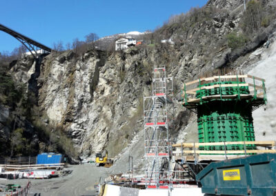 Chinegga Brücke, Umfahrung Stalden - Schweiz