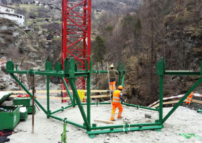 Chinegga Brücke, Umfahrung Stalden - Schweiz