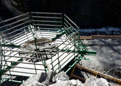 Chinegga Brücke, Umfahrung Stalden - Schweiz