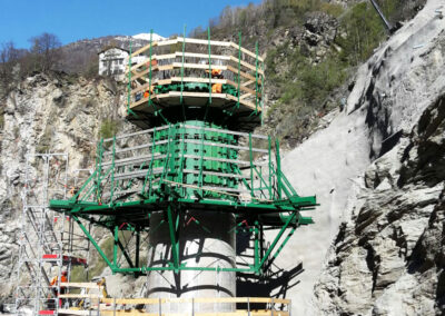 Chinegga Brücke, Umfahrung Stalden - Schweiz