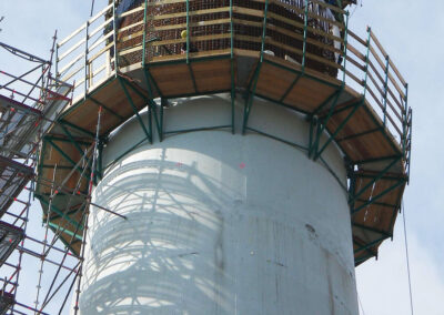 Projekt Windkraftturm mit Fundament in Bremerhaven - Deutschland