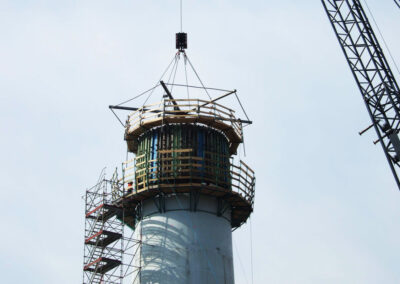 Projekt Windkraftturm mit Fundament in Bremerhaven - Deutschland