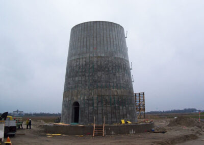 Projekt Windkraftturm mit Fundament in Cuxhaven - Deutschland