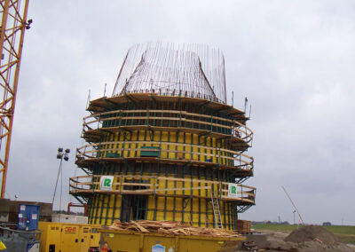 Projekt Windkraftturm mit Fundament in Cuxhaven - Deutschland