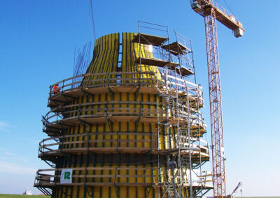 Projekt Windkraftturm mit Fundament in Cuxhaven - Deutschland