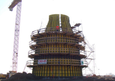 Projekt Windkraftturm mit Fundament in Cuxhaven - Deutschland