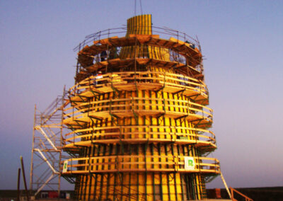 Projekt Windkraftturm mit Fundament in Cuxhaven - Deutschland