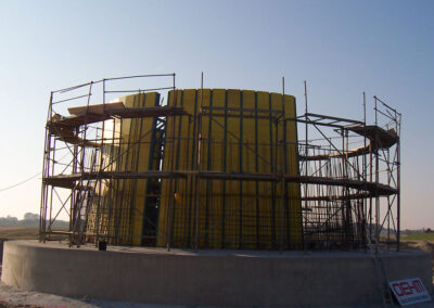 Projekt Windkraftturm mit Fundament in Cuxhaven - Deutschland