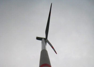 Windkraftturm mit Fundament in Hamburg 1 und 2 - Nordex - Deutschland
