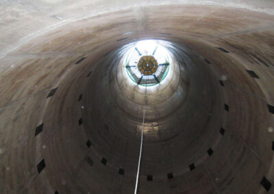 Windkraftturm mit Fundament in Hamburg 1 und 2 - Nordex - Deutschland