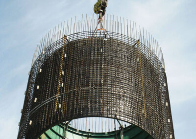 Wind turbine tower with foundation in Uengershausen Nordex 3 and 4 - Germany