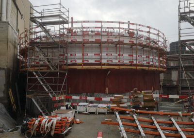 Climbing formwork from RSB for the digester in Kloten Opfikon in Switzerland