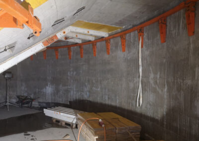Funnel formwork by RSB Formwork Technology for the pipe cellar of the digester in Kloten