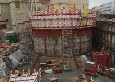 Climbing formwork from RSB for the digester in Kloten Opfikon in Switzerland