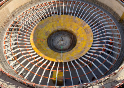 Funnel formwork by RSB Formwork Technology for the pipe cellar of the digester in Kloten