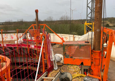 Construction of a digester in Garrel Germany with the self-climbing circular formwork from RSB Formwork Technology GmbH