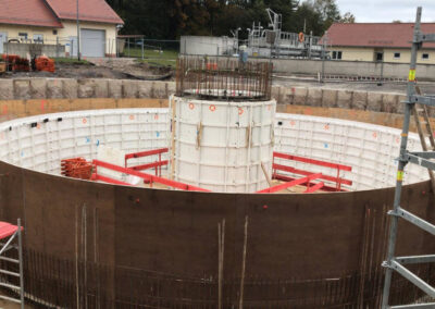 Combi basin formed with the circular formwork from RSB Formwork Technology GmbH