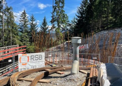 1 Trinkwasserbehälter neu gebaut mit Rundschalung von RSB Formwork Technology GmbH, 2 bestehende Behälter werden erhöht von RSB Formwork Technology GmbH.